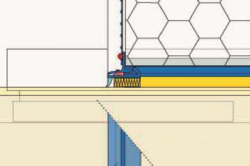 Anputzleiste Rolladenschiene W 32 Milanozur horizontalen Montage an Rolladenkästen, Farbe: weiß