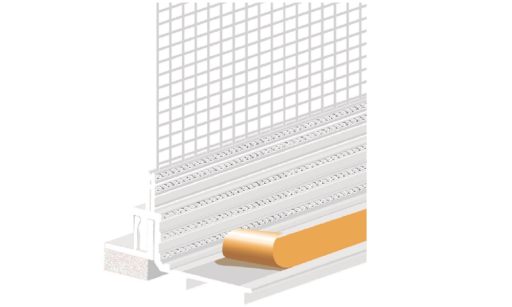Anputzleisten für WDVS